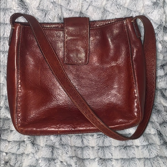 Vintage Fossil Sedona Handbag Brown Leather - Picture 3 of 8